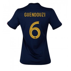 Frankrike Matteo Guendouzi #6 Hemmakläder Dam VM 2022 Kortärmad
